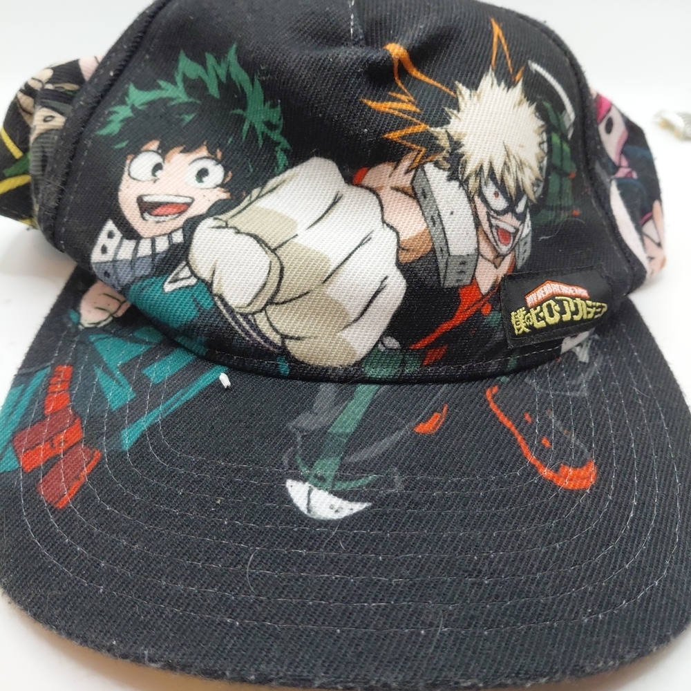 My Hero Academia Cap Hat Adult Snapback Shoto Todoroki Comics Manga Series